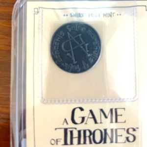 VALAR MORGHULIS The Iron Coin of The Faceless Man Game of Thrones 99% Iron